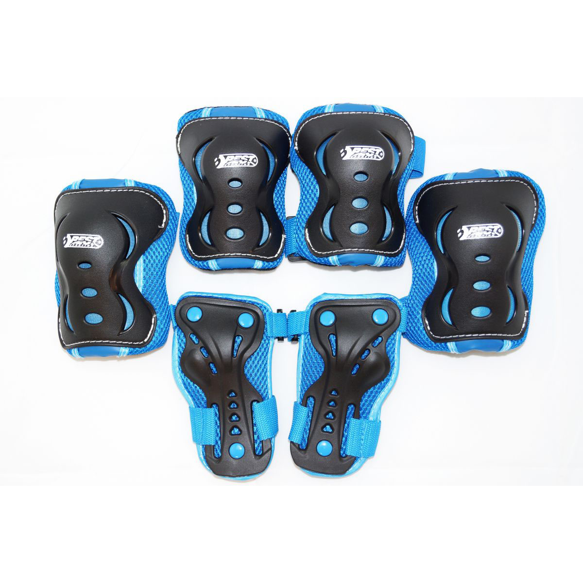 6X Kinder Schutzausrüstung Set Inliner Skater Schonerset Protektoren Sport I2D1 