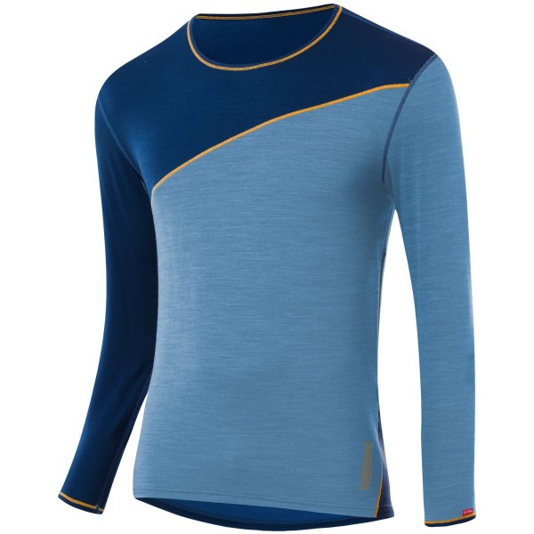 Löffler M Shirt L/S Transtex Merino Skiunterwäsche blau