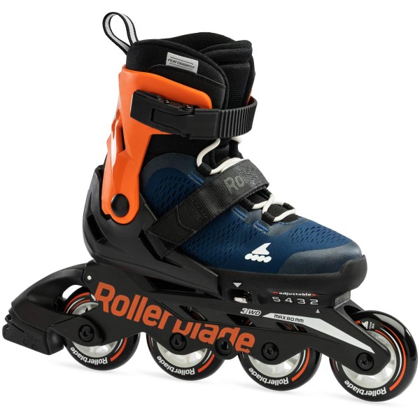 Rollerblade Microblade Kinder Inline Skates blau orange