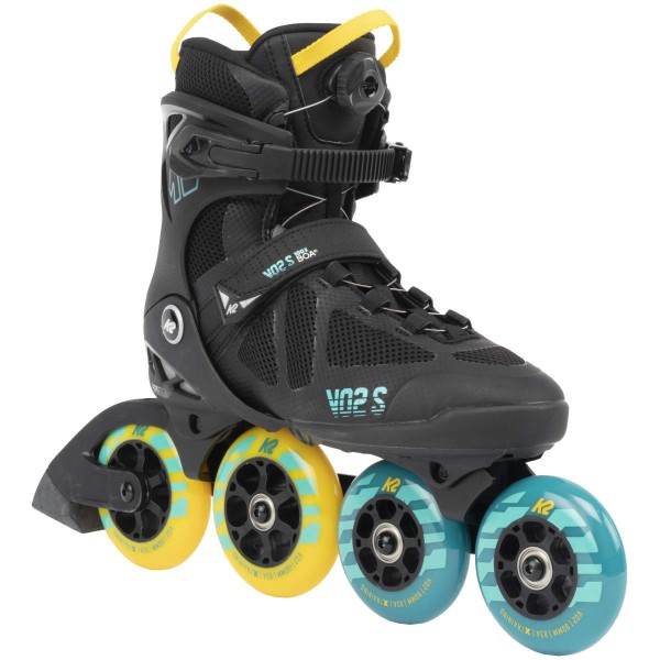 K2 VO2 S 100 BOA Inline Skates schwarz gelb
