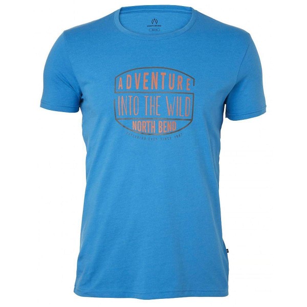 North Bend Vertical Tee T-Shirt blau