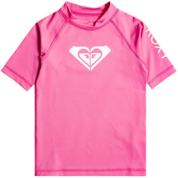 Roxy Whole Hearted SS Kinder Funktionsshirt pink