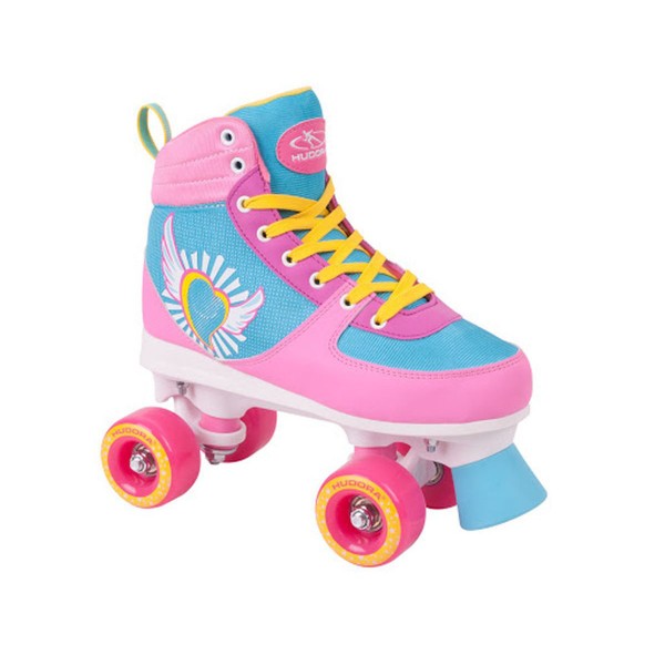 Hudora Skate Wonders Kinder Rollschuhe rosa türkis