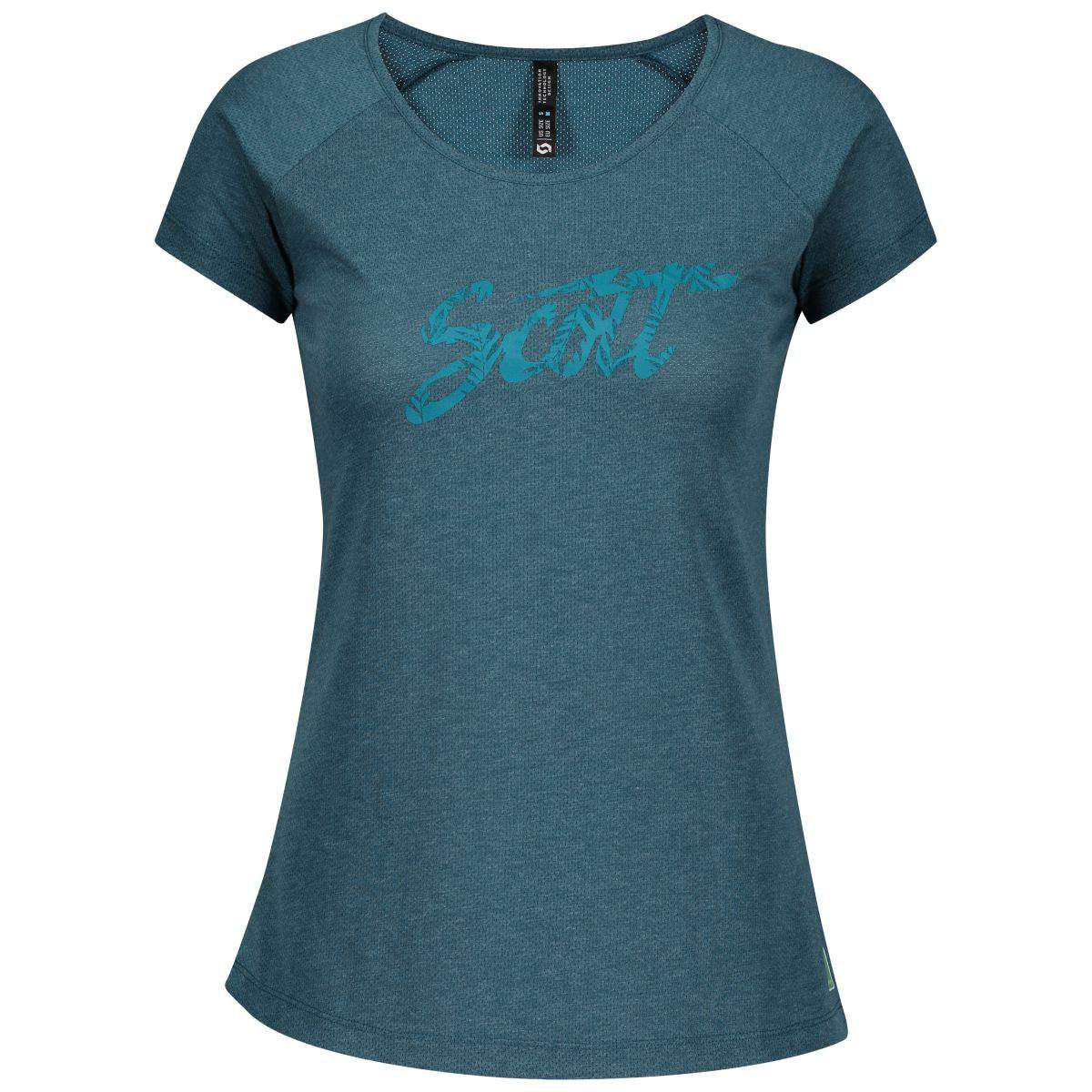 Scott Trail Run L/SL Shirt Damen Laufshirt blau 