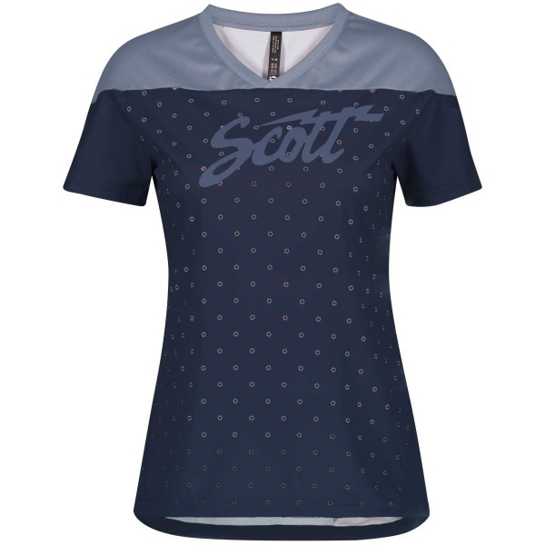 Scott Trail Flow S/SL Shirt Damen Funktionsshirt blau