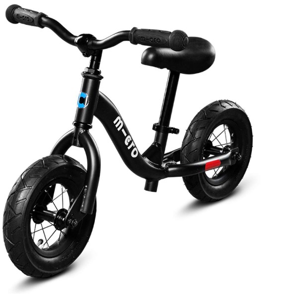 Micro Balance Bike Black Kinder Laufrad