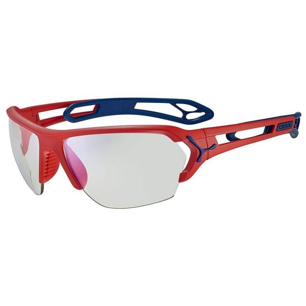 Cebe S Track L Sportbrille matt red blue