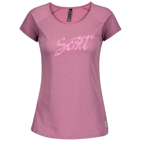 Scott Trail Flow DRI S/SL Shirt Damen Laufshirt pink