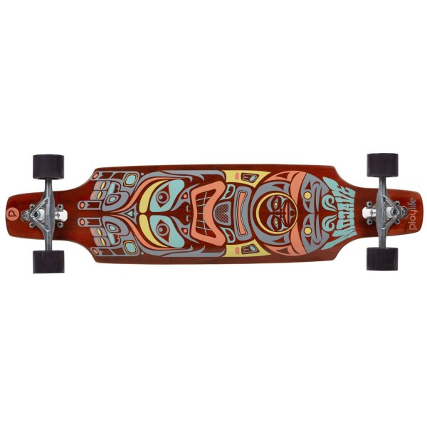 Playlife Mojave 37,5&quot;x9&quot; Longboard rot